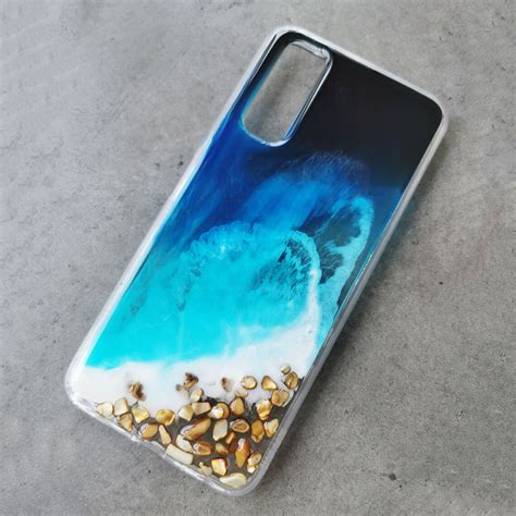 Handmade Resin Ocean Stone Phone Case Iphone Samsung Galaxy Etsy