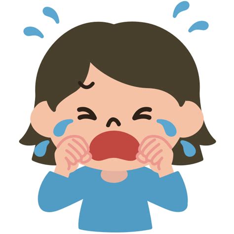 Crying Lady Vector Image Free Svg