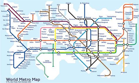 Tube Map Of The World Map Metro Map London Underground Map
