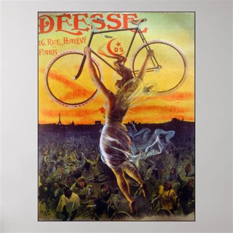Bicycle Posterprint Vintage French Poster Zazzle
