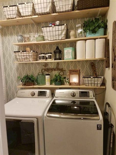 Laundry Room Shiplap And Diy Wood Shelves Easy Tutorial Laundry