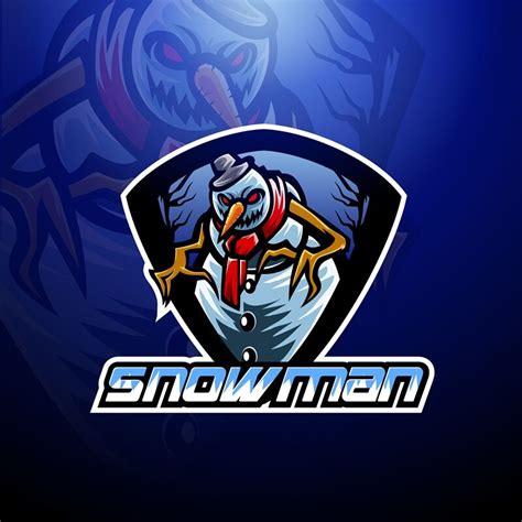 Snowman Esport Mascot Logo Design By Visink Thehungryjpeg