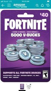 Choose from contactless same day delivery, drive up and more. FORTNITE 5000 V-BUCKS Gift Card-PLEASE READ ITEM ...