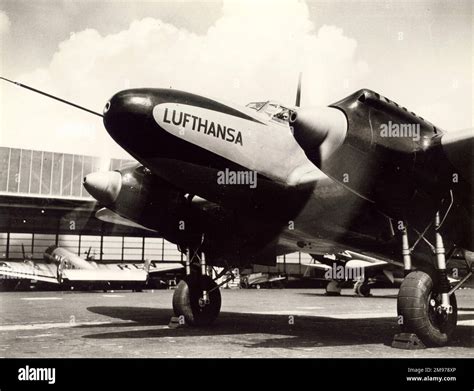 Heinkel He111c Of Lufthansa Stock Photo Alamy