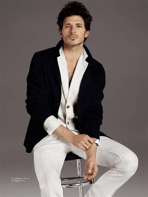 Andres Velencoso Segura by Emilio Tini for GQ Italia white Hermès