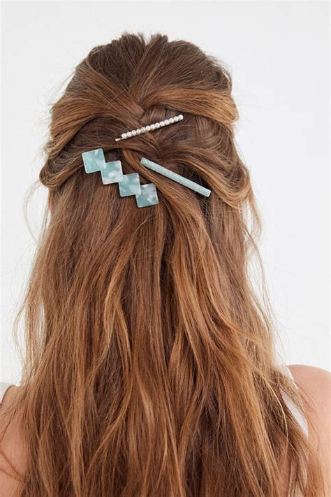 Cute Hair Pin Set Hair Pins Metallic Hair Hair Styles