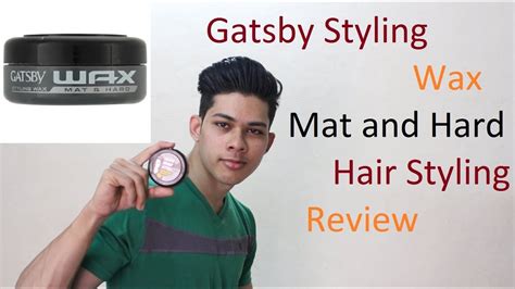 Don't ever go for hair wax, especially gatsby hair waxes are harmful to your hair, i use hair wax before (gatsby), and suffering a lot it's been 6 months i couldn't rid of this problem caused by hair wax hair waxes are shit, i dnt no why these not. Gatsby Styling Wax Mat and Hard Hair Style Review - YouTube