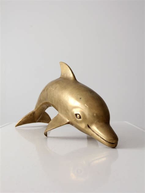 Mid Century Brass Dolphin 86 Vintage
