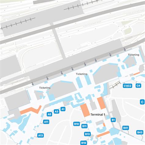 Frankfurt Airport Map Fra Terminal Guide