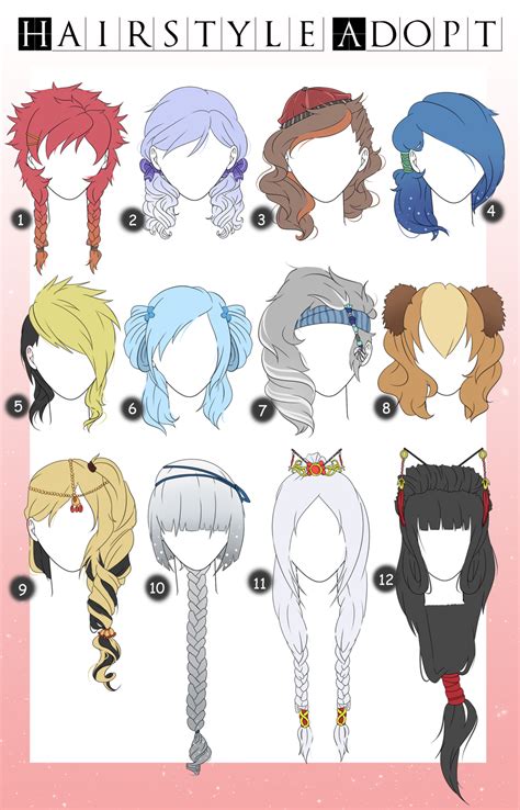 Hairstyle Adopts With Color Closed Manga Drawing Anime Drawings