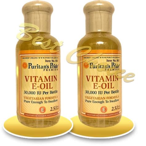 Apply it liberally to your skin to nourish and moisturize. Vitamin E Oil 30,000IU VEGETARIAN FORMULA 74ml 2 BOTTLES # ...