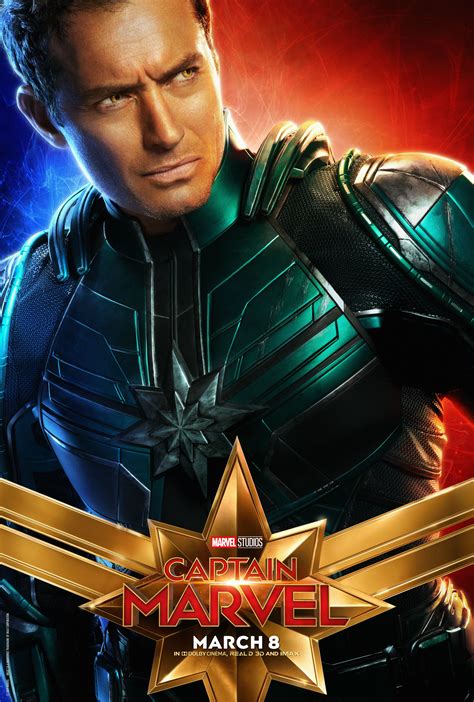 Captain Marvel Marvel Studios Releases 10 New Character Posters Lrm