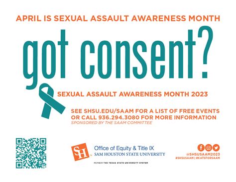 Sexual Assault Awareness Month Sam Houston State University