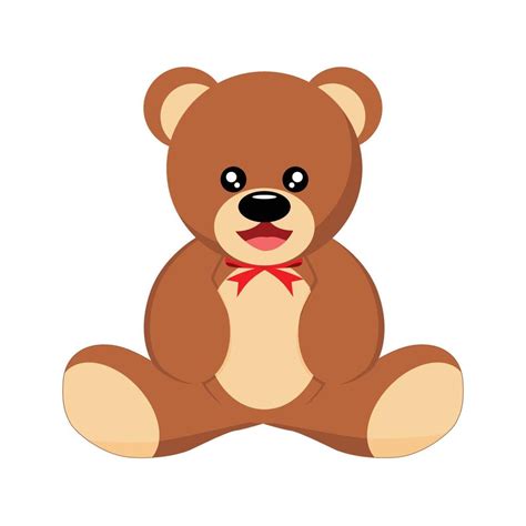 Teddy Bear Toy Cartoon Vector Illustration Graphic Design 13669893