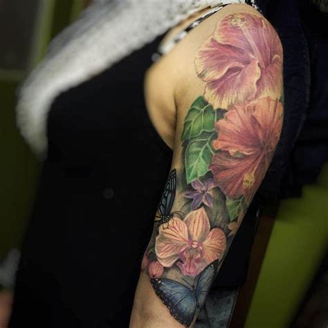 Best Realism Tattoo Florals Bouquet Tattoo Flower Bouquet Tattoo