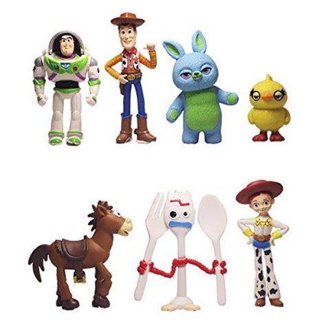 7 Pcs Toy Story Cake Toppers Mini Figurines Cupcake Decorations
