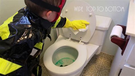 how to clean the toilet for your mom youtube