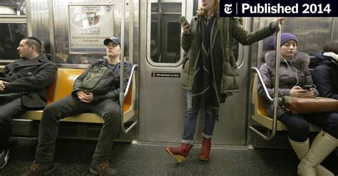 ‘manspreading On New York Subways Is Target Of New Mta Campaign