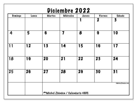 Calendario Diciembre 2022 Para Imprimir Argentina Pdmrea