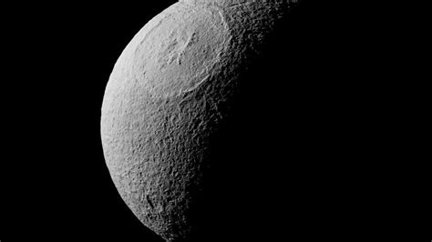 Cassini Views Saturns Icy Moon Tethys