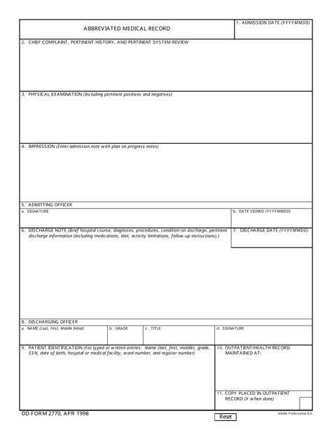 Dd Form 2770 Fill Out Sign Online And Download Fillable Pdf