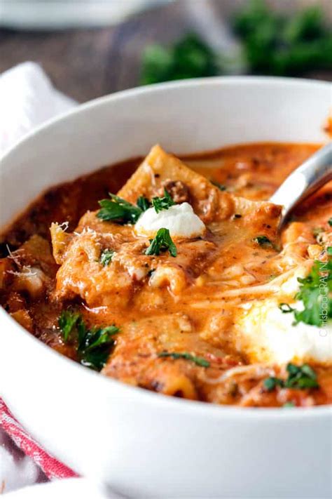 best ever one pot lasagna soup with video carlsbad cravings reef recovery