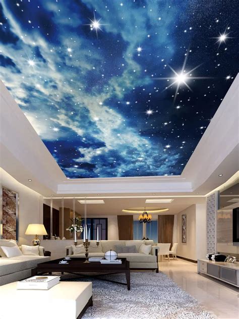 There are 271 starry night ceiling for sale on etsy, and they cost $38.99 on average. Beibehang Custom Photo wallpaper Starry sky clouds stars ...