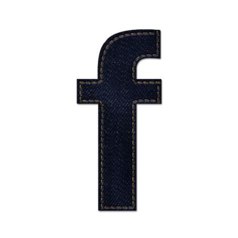 Facebook Icon Blue Jeans Social Media Iconset