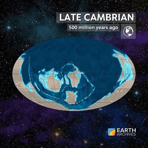 Earth Archives On Instagram Late Cambrian 500 Million Years Ago