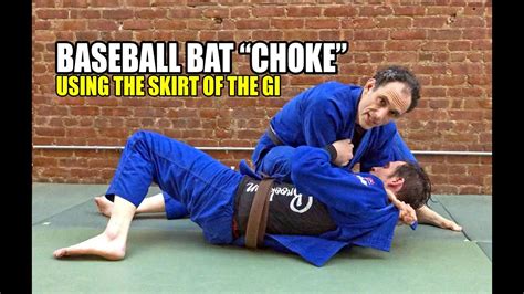 Baseball Bat Choke Lapel Grip Variation Bjj Jiu Jitsu Youtube
