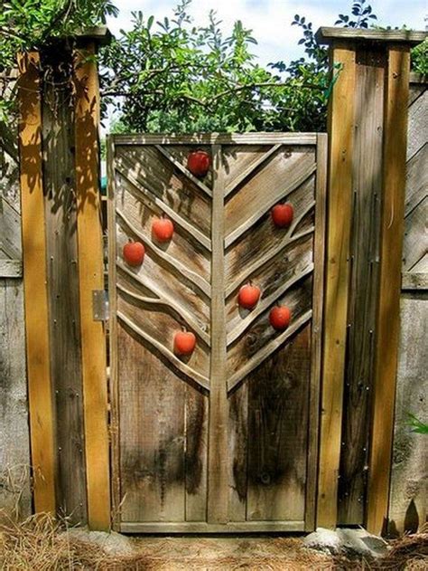 31 Awesome Rustic Wooden Garden Gates You Never Seen