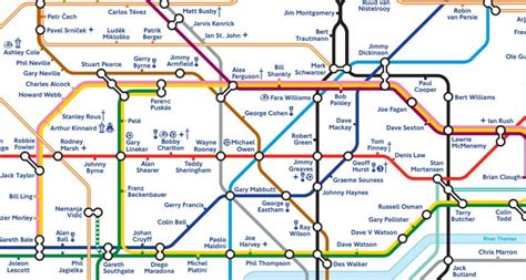 La Metropolitana Di Londra Diventa Un Museo Del Calcio London Tube