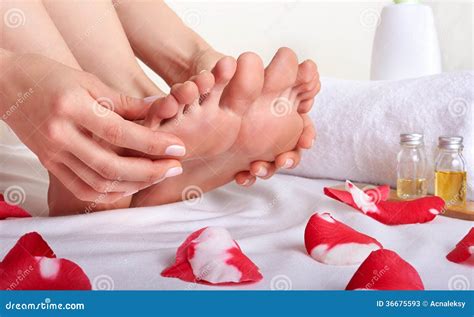 Getting Relaxing Massage Stock Image Image Of Health 36675593