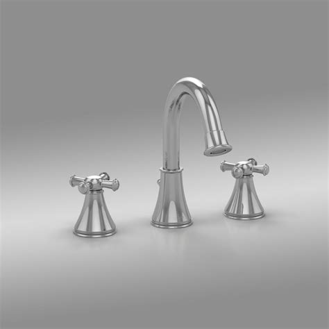 Toto has an extensive collection, including washbasin faucets in a wide range of heights, reaches and designs. TOTO Vivian Alta Widespread Lavatory Faucet with Cross ...