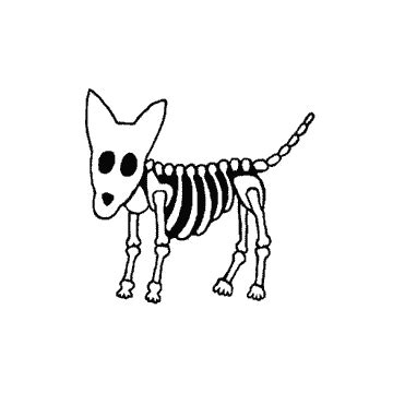 Stock vector and explore similar vectors at adobe stock. Rubber Soul — Skeleton Dog