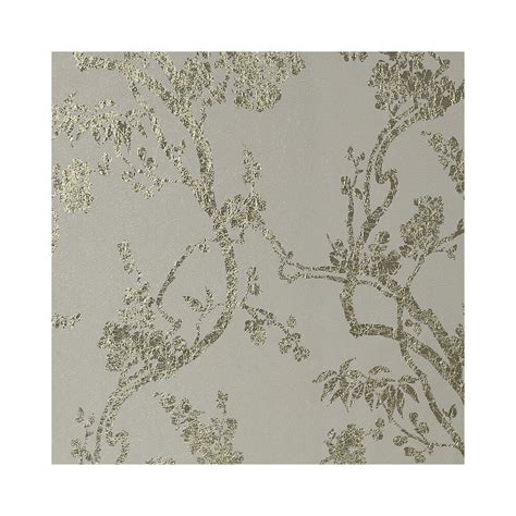 Arthouse Sundown Foil Floral Wallpaper Natural Gold