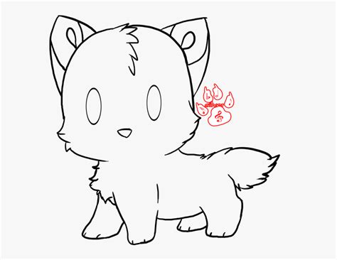 Easy Wolf Drawing Pictures And Cliparts Download Cute Chibi Wolf