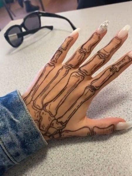 20 Cool Skeleton Hand Tattoo Ideas And Meaning The Trend Spotter