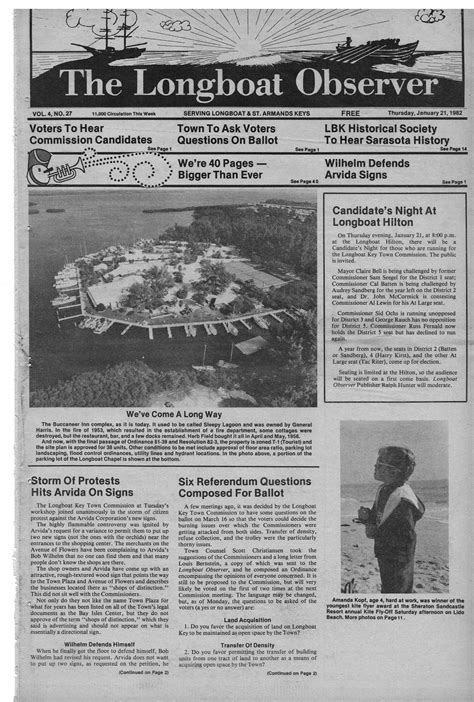 Archives January 21 1982 Page 1