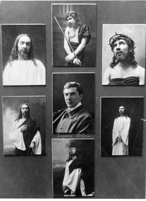 Bela Lugosi As Jesus Christ In 1909 The Young Bela Was Cast As Jesus