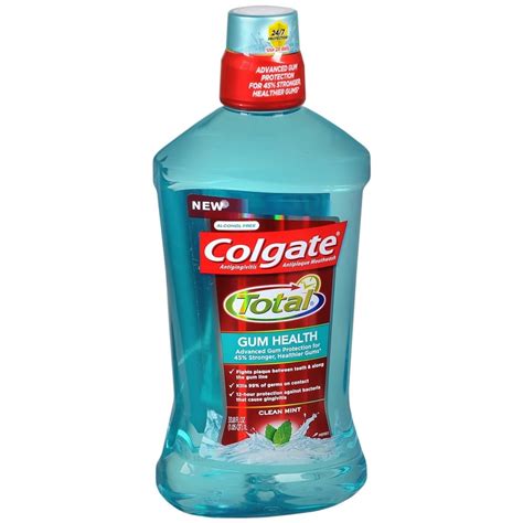 Colgate Total Gum Health Antigingivitis Antiplaque Mouthwash Clean Mint