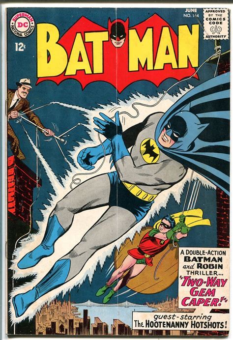 Batman 164 1964 Dc Comics Classic Full Length Batman Cover Silver Age