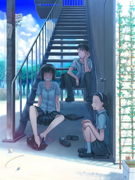 Lain Original 1boy 2girls Bag Barefoot Baseball Between Toes