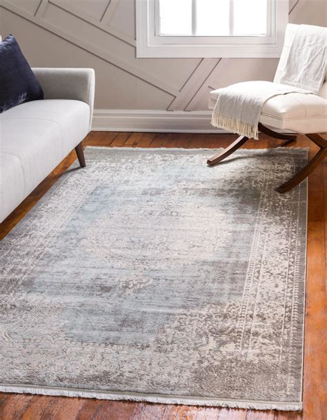 Maybe you would like to learn more about one of these? Light Blue 7' x 10' New Vintage Rug | eSaleRugs | Area ...