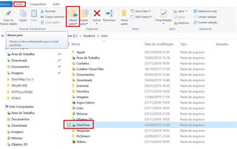 Como Alterar O Local Da Pasta Do OneDrive No Windows 10