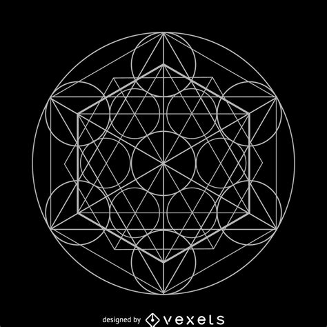 Circle Elements Sacred Geometry Design Vector Download