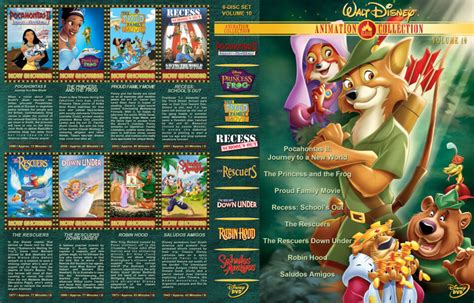 Walt Disney Animation Collection Volume 2 Dvd Cover 1942 2006 R1 Custom