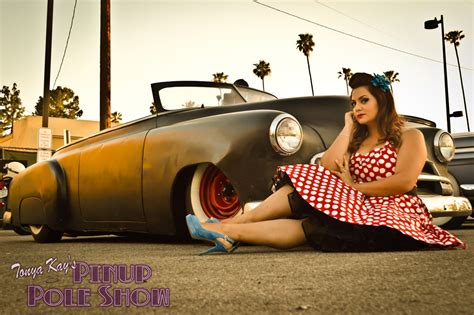 Pinup Pole Show Pinup Of The Week Cherry Rosie With A 1965 Chevelle Ss