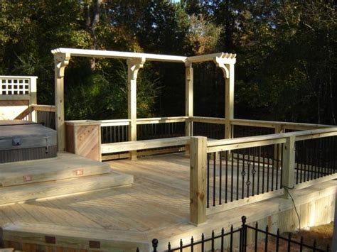Decks For Above Ground Swimming Pools Greater Altanta Decks And Gazebos