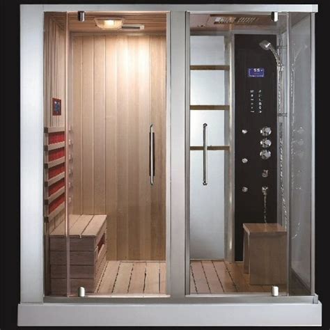Aquapeuticssouthwood Steam Shower Sauna Combo Modern Saunas By